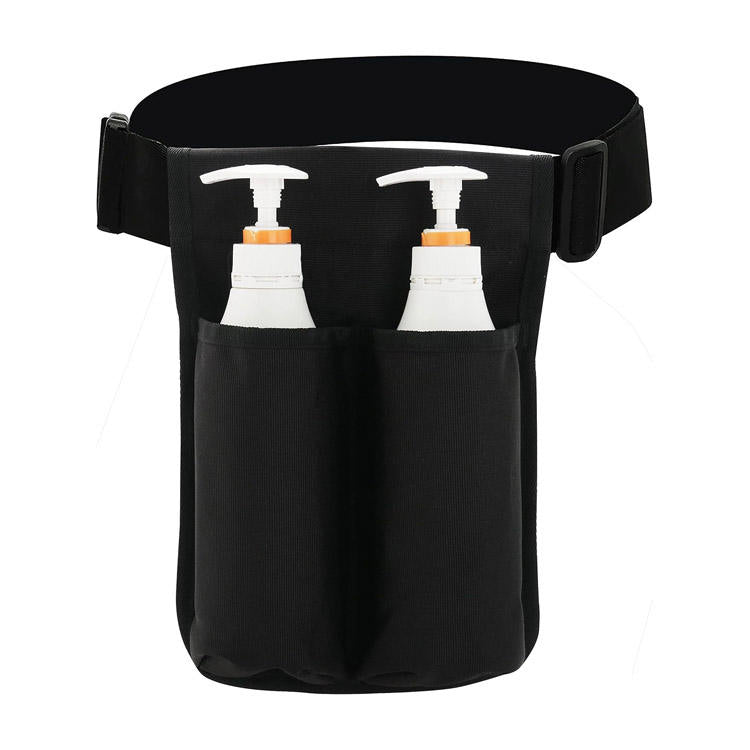 Adjustable Waterproof Polyester Massage Bottle Holster Oil Belt Bag