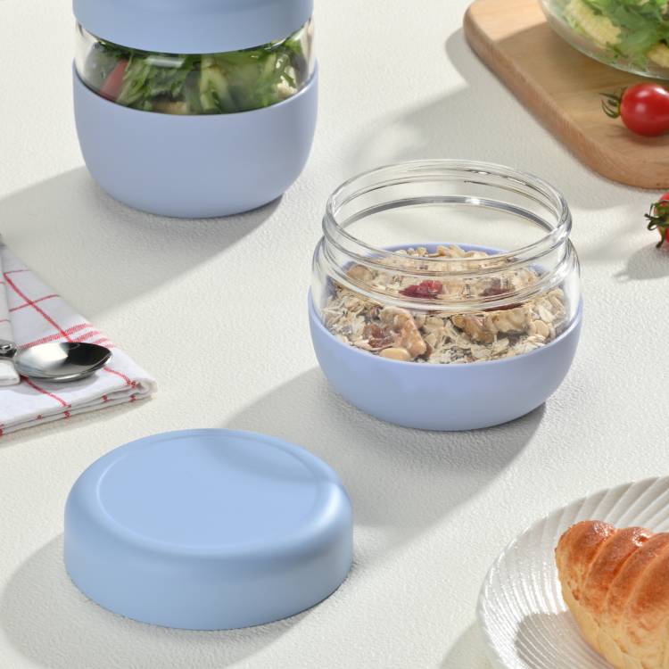 Microwave & Dishwasher Safe, Airtight Meal Prep & Food Storage Jar for Lunch