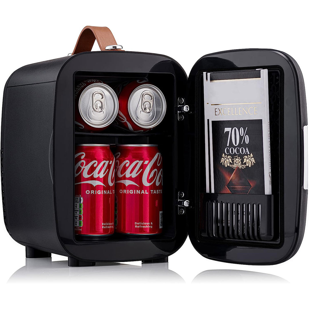 Mini Fridge Cooler &amp; Warmer, 4L Portable Skincare Fridge – AC/DC Compact Refrigerator for Bedroom, Office, Car &amp; Dorm