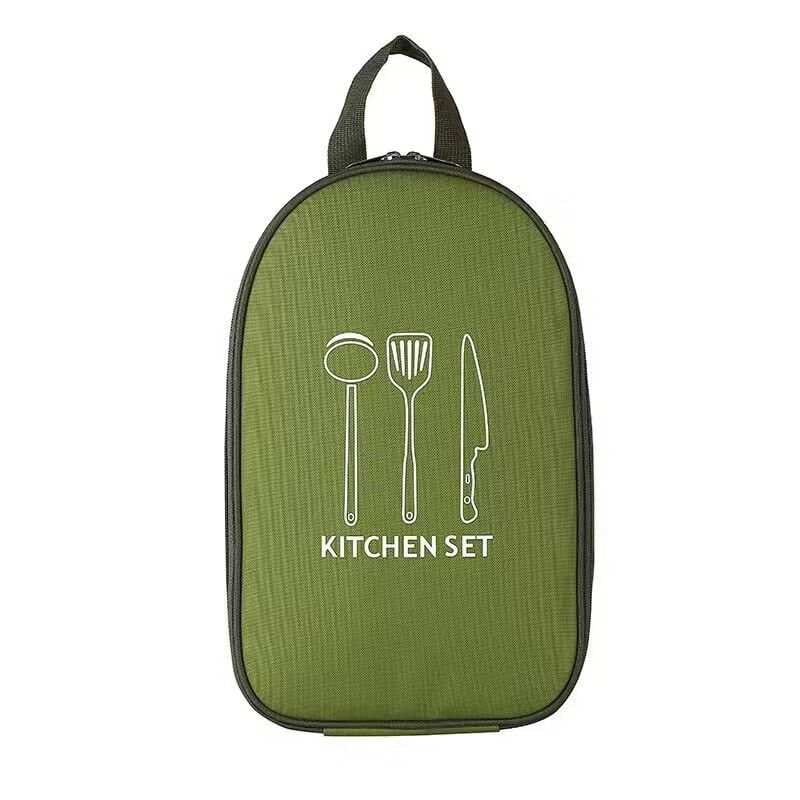 Camping Utensil Set Camping Kitchen Set Cookware  11 Pcs Accessories with Case