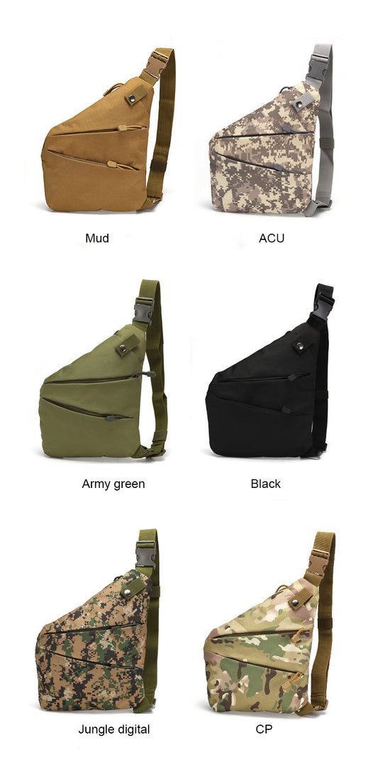 Sling Chest Bag Anti Theft Conceal Carry Bag Underarm Hidden for Travel Hiking Riding Working Cycling