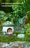 Perfect Gift Multifunctional Mushroom Shaped Hamster House Ceramics(10 Pack)