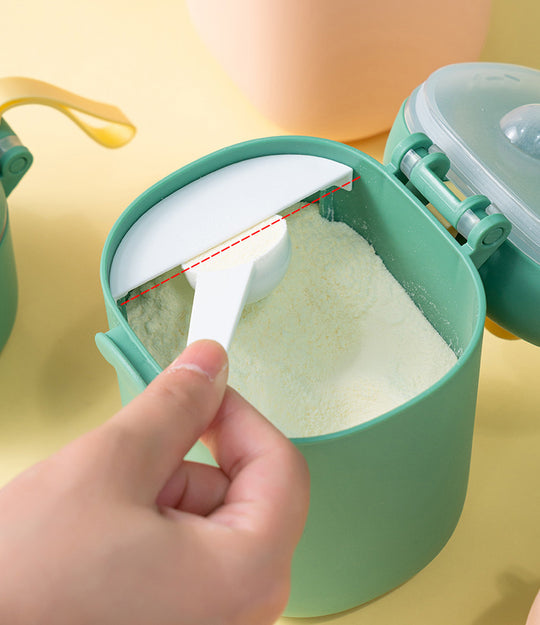 On-The-go Carry for Handle Containers Holder Pattern Scoop Spoon Cups Storage Baby Feeding Powder Newborn Food Candy Milk