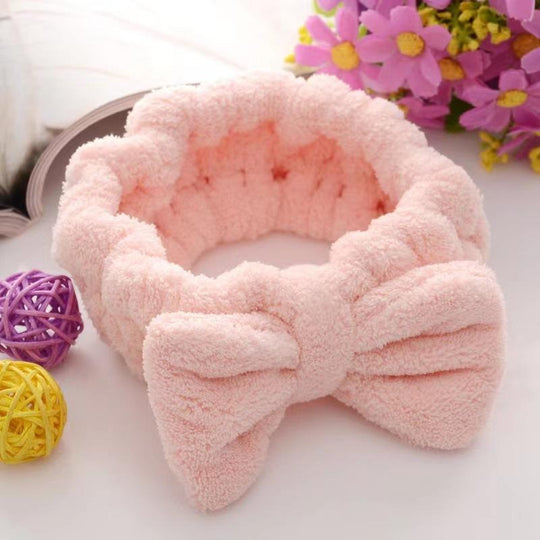 Microfiber butterfly headband make-up Spa hair band