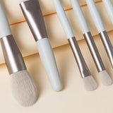 Handy Size 8 pcs Candy Color Makeup Brushes Tool Set(Bulk 3 Sets)