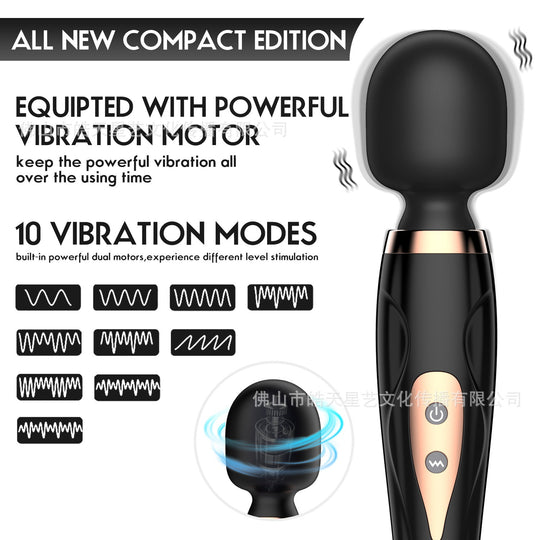 Luxury Giant 10 Frequency Powerful Wand Vibrator