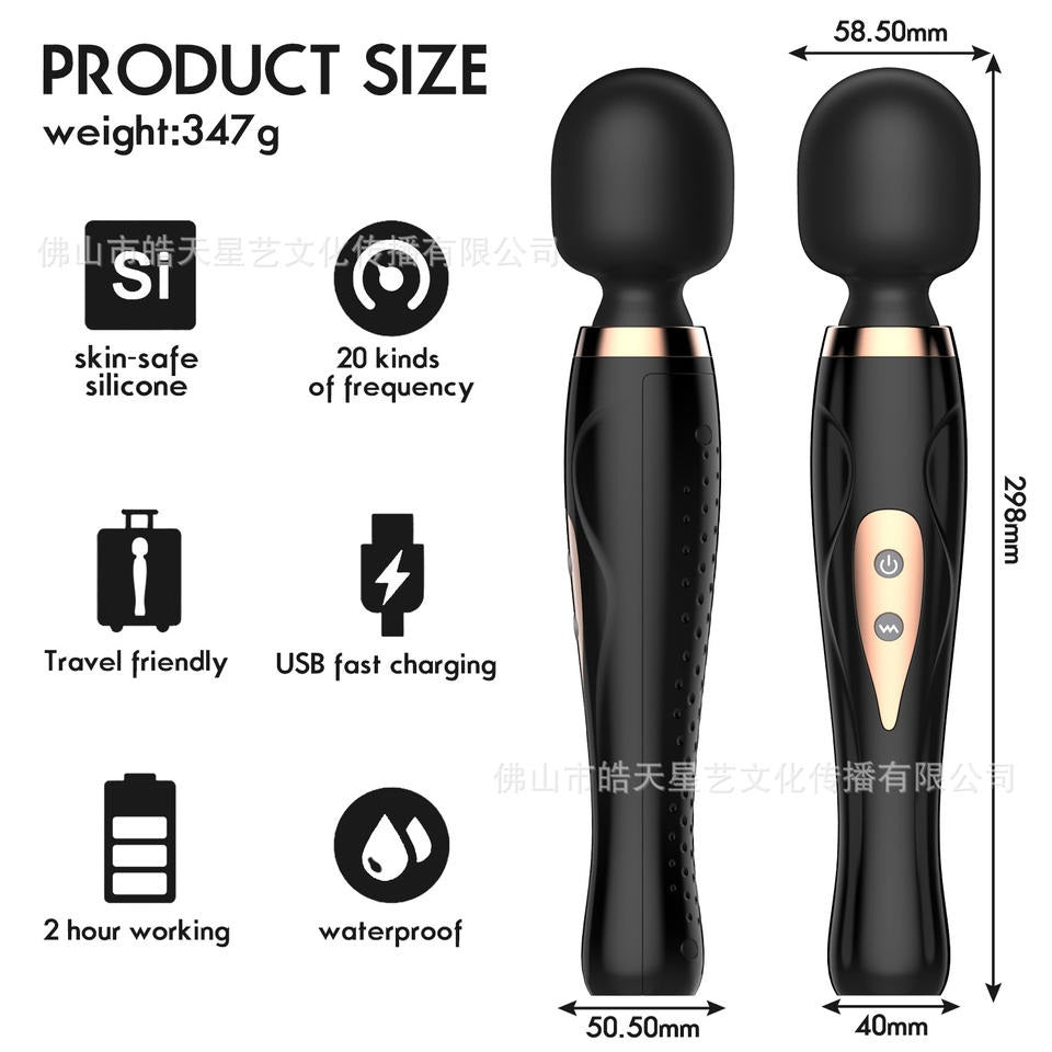 Luxury Giant 10 Frequency Powerful Wand Vibrator