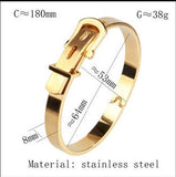 Belt Bracelet High Quality Electroplated Gold Bangle (10 Pack)