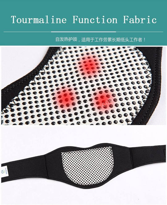 Pain Relief Self Heating Magnetic Traction Neck Brace Far Infrared Neck Support Belt