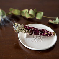 Ceramic palo santo incense holder Sage Scent Stick Holder(Bulk 3 Sets)