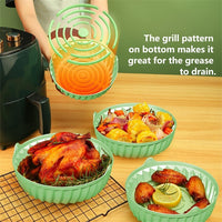 Reusable Non-stick Food Grade Silicon Oven Pan Air Fryer