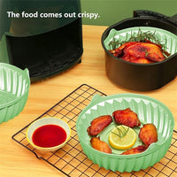 Reusable Non-stick Food Grade Silicon Oven Pan Air Fryer