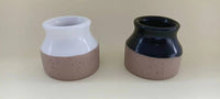 Ceramic match holder with striker match jar