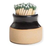 Ceramic match holder with striker match jar(Bulk 3 Sets)