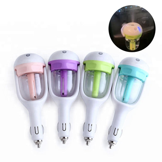 Mini Car Charger Port Air Humidifier Travel Portable Ultrasonic Aroma Mist Humidifiers Air Purifying Car Humidifier