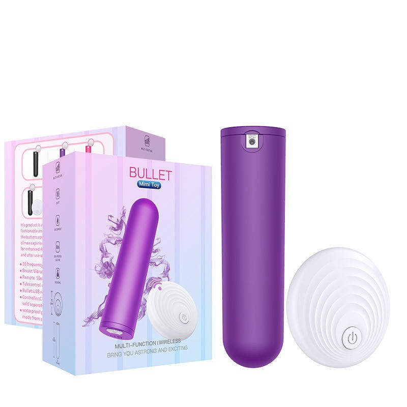 Remote Control Wireless 10 Speed Rechargeable Bullet Vibrator(Bulk 3 Sets)