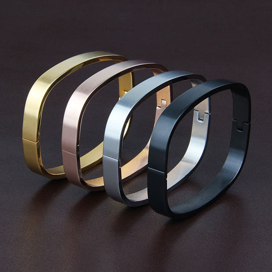 Square share Trendy Bangle for any outfits(Bulk 3 Sets)