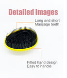 Hair Care Comb Massage Hairbrush Tangle Egg Shaped Detangling(10 Pack)