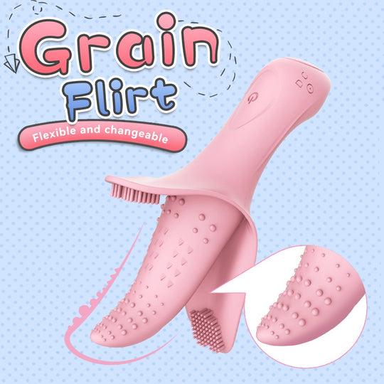 Magic tongue Grain flirt flexible and Go Crazy