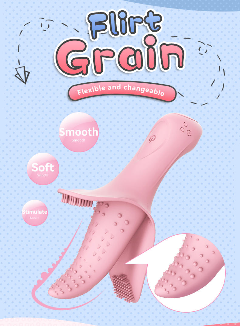 Magic tongue Grain flirt flexible and Go Crazy