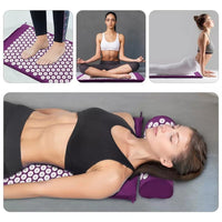 Acupuncture Mattress Mat Back Pain Relief and Neck Pain Relief(Bulk 3 Sets)