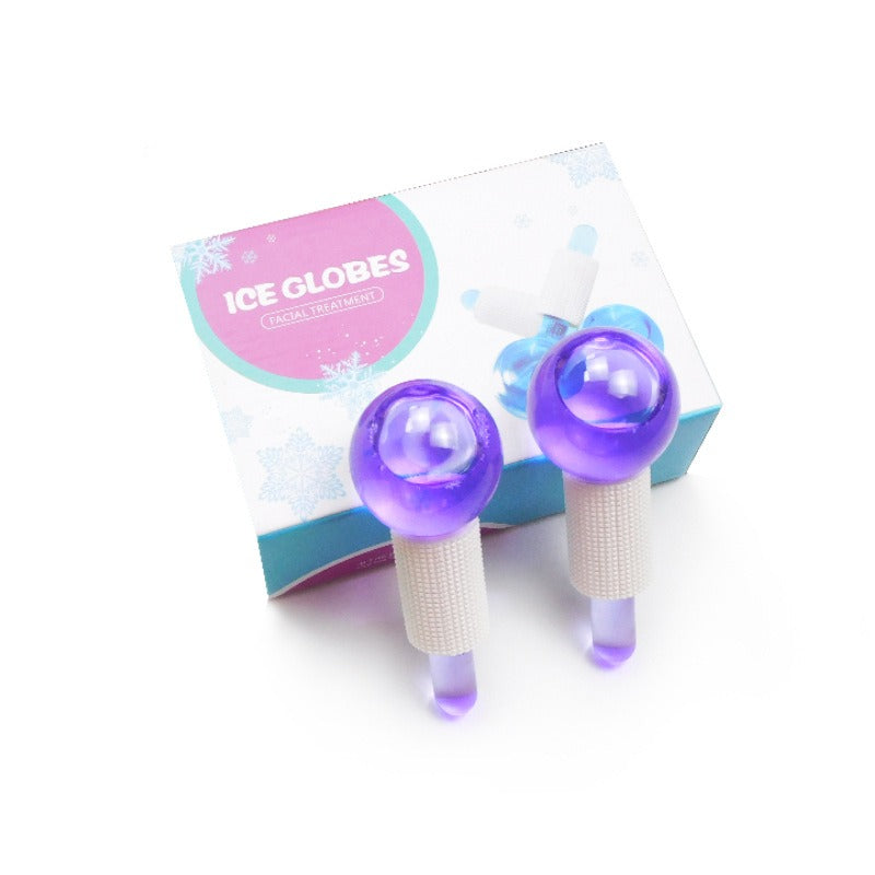 Cooling Ice Globes Facial Massager Tool face Neck lifting Body Cryo Sticks(2 Pcs)