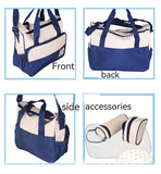 Multifunction Mommy bag Large Storage for Baby Diaper Bags Tote 5Pcs baby diaper Convertible(Bulk 3 Sets)