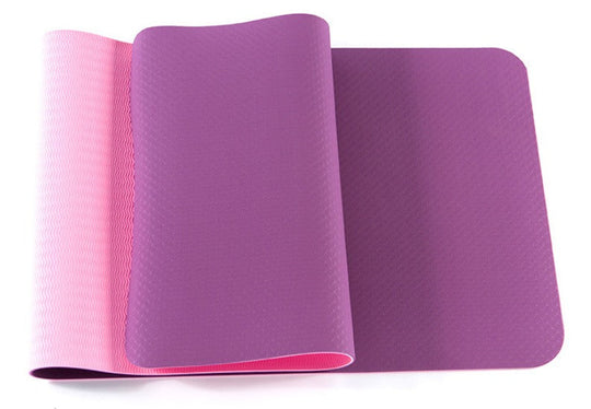 Thick Yoga Mat Fitness & Exercise Mat easy to carry (Chloride Free)(Bulk 3 Sets)