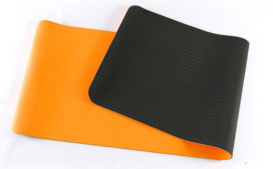 Thick Yoga Mat Fitness & Exercise Mat easy to carry (Chloride Free)