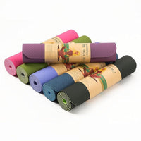 Thick Yoga Mat Fitness & Exercise Mat easy to carry (Chloride Free)(Bulk 3 Sets)