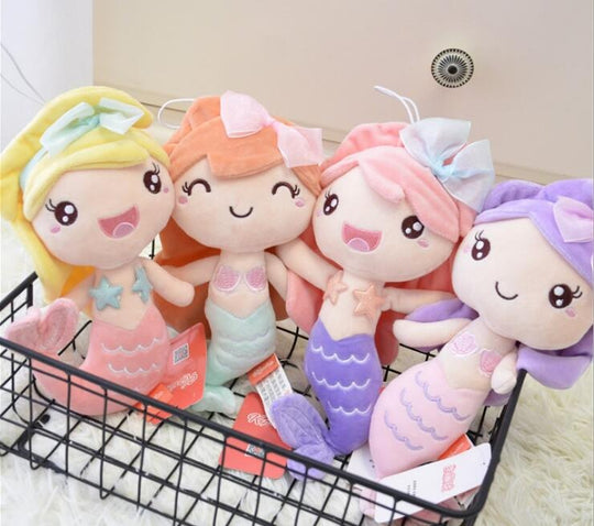 Lovely mermaid princess doll stuffed toy little girl(Bulk 3 Sets)