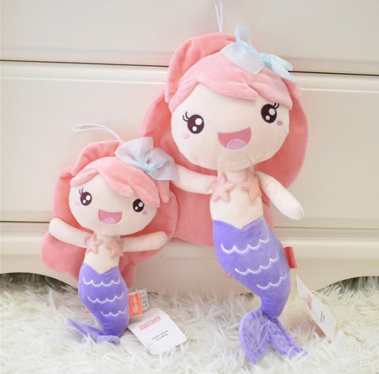 Lovely mermaid princess doll stuffed toy little girl(Bulk 3 Sets)