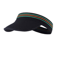 High elastic plain dry fit sport hat cap running sun visor