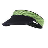 High elastic plain dry fit sport hat cap running sun visor(10 Pack)
