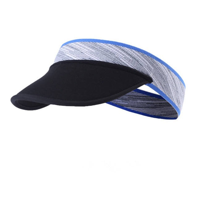 High elastic plain dry fit sport hat cap running sun visor(10 Pack)