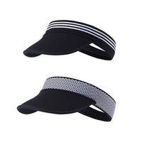High elastic plain dry fit sport hat cap running sun visor(10 Pack)