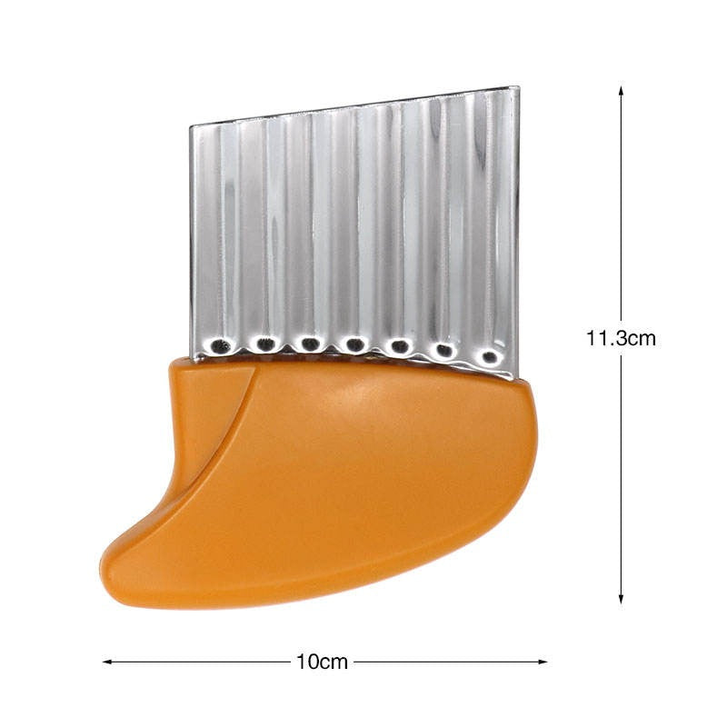 Crinkle cutter for any Vegetable potato chip cutter Stainless Steel Slicer french fries cutter