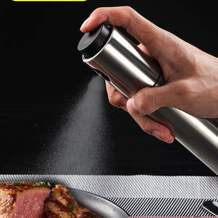 Cooking Oil Vinegar Sprayer Dispenser Stainless Steel Oil Sprayer Bottle