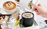 Latte Pen Electric Coffee Pen Spice Pen for Food Art DIY Creative Pattern Information with Cinnamon Cocoa Powder Broken Sugar