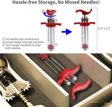 Meat Injector, Plastic Marinade Turkey Injector(10 Pack)