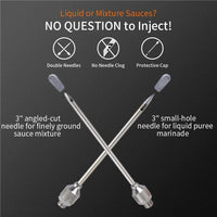 Meat Injector, Plastic Marinade Turkey Injector(10 Pack)