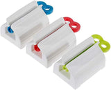 TableTop Toothpaste Tube Squeezer with Rolling squeezers Holder Dispenser(10 Pack)