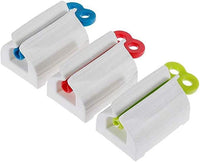 TableTop Toothpaste Tube Squeezer with Rolling squeezers Holder Dispenser
