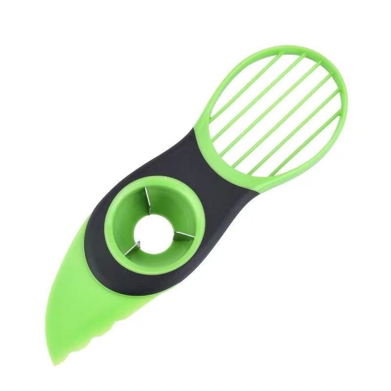 Multi Functional Plastic 3 in 1 Avocado Knife Avocado Cutter Slicer Kitchen Gadgets