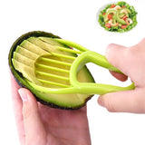 Multi Functional Plastic 3 in 1 Avocado Knife Avocado Cutter Slicer Kitchen Gadgets