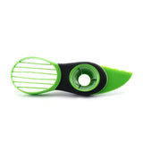 Multi Functional Plastic 3 in 1 Avocado Knife Avocado Cutter Slicer Kitchen Gadgets(Bulk 3 Sets)