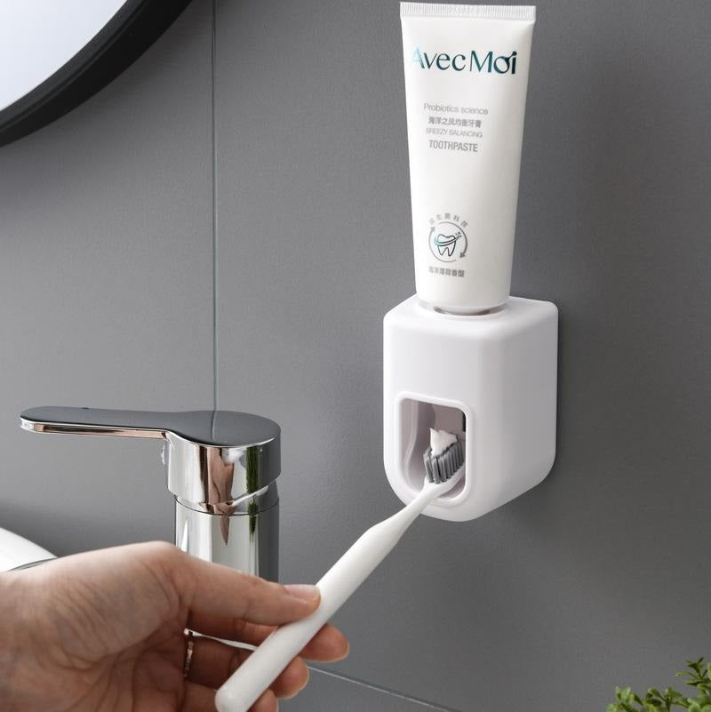 Simple Clean look Toothpaste Dispenser Wall Mount for Bathroom