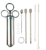 Meat Injector Kit Stainless Steel Food Syringe