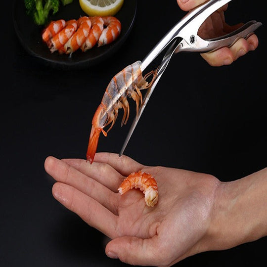 Premium Stainless Steel Shrimp Peeling Tool Shrimp Skin Shell Device Peeling Fish Pliers