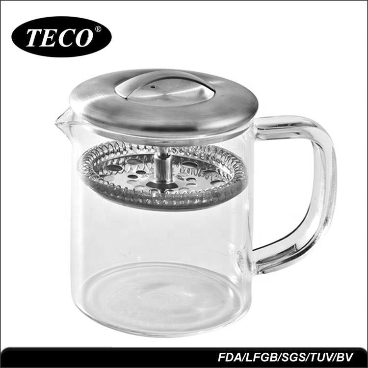 Eco-Friendly Transparent Heat Resistant Clear Borosilicate Glass Tea Pot(10 Pack)